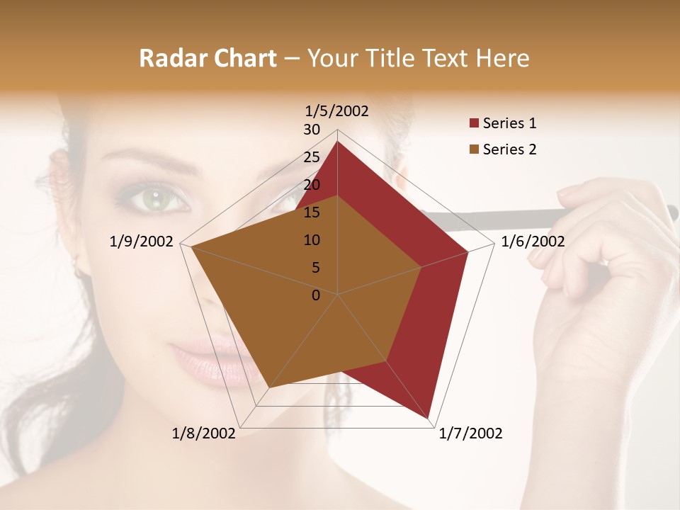 Girl Portrait Vogue PowerPoint Template