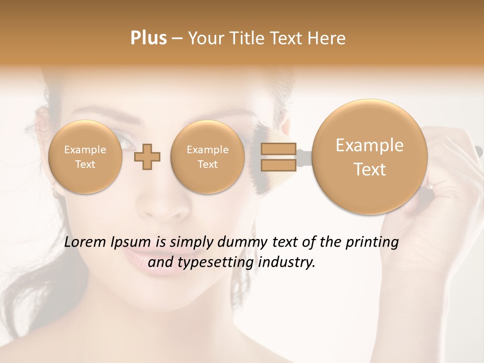 Girl Portrait Vogue PowerPoint Template