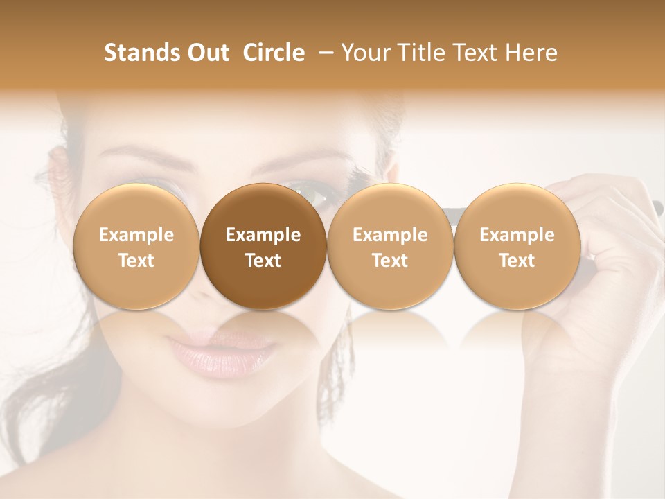 Girl Portrait Vogue PowerPoint Template