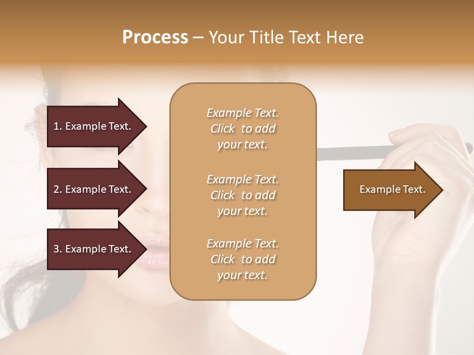 Girl Portrait Vogue PowerPoint Template