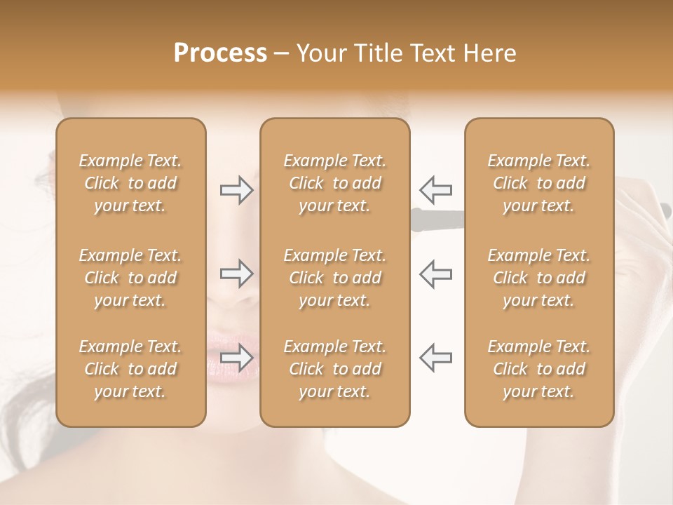 Girl Portrait Vogue PowerPoint Template