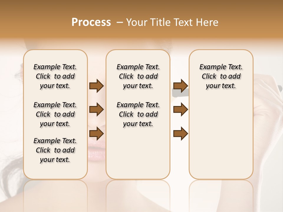 Girl Portrait Vogue PowerPoint Template