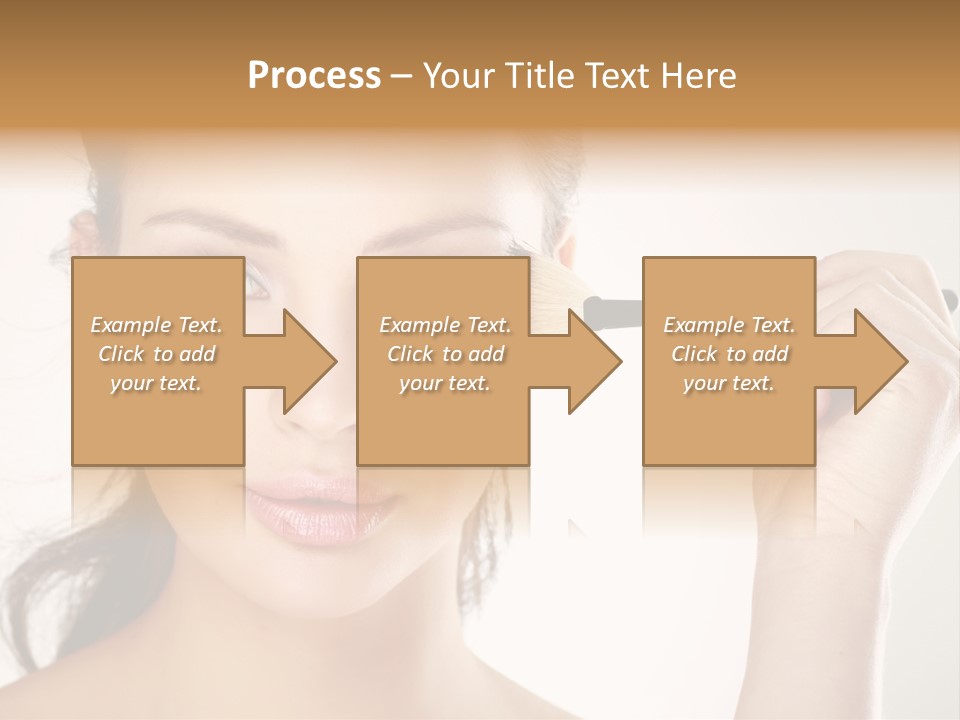 Girl Portrait Vogue PowerPoint Template