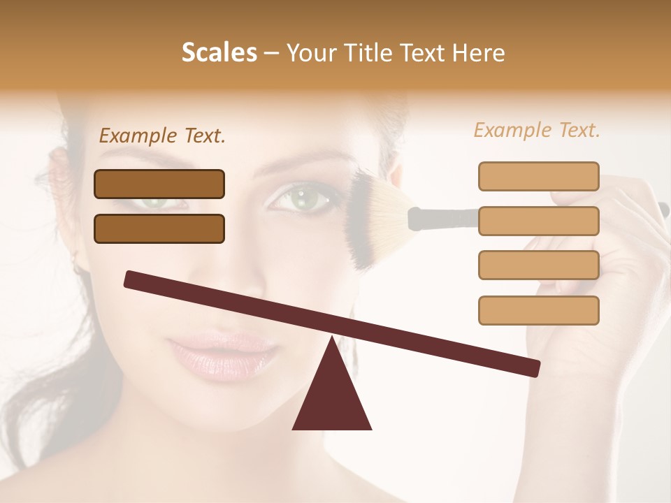 Girl Portrait Vogue PowerPoint Template