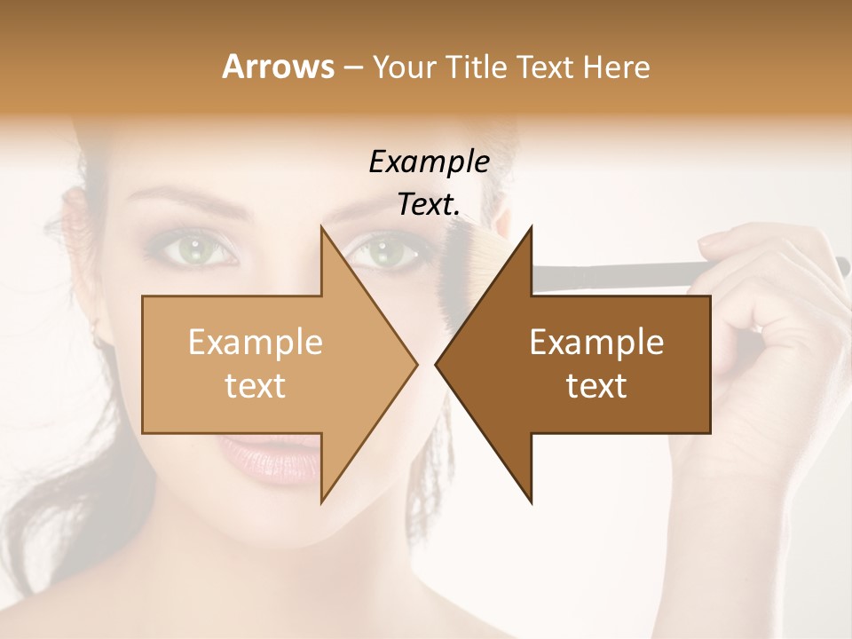 Girl Portrait Vogue PowerPoint Template