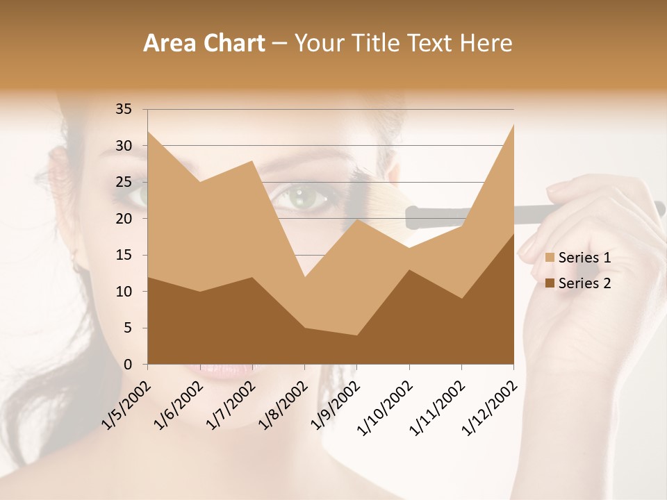 Girl Portrait Vogue PowerPoint Template