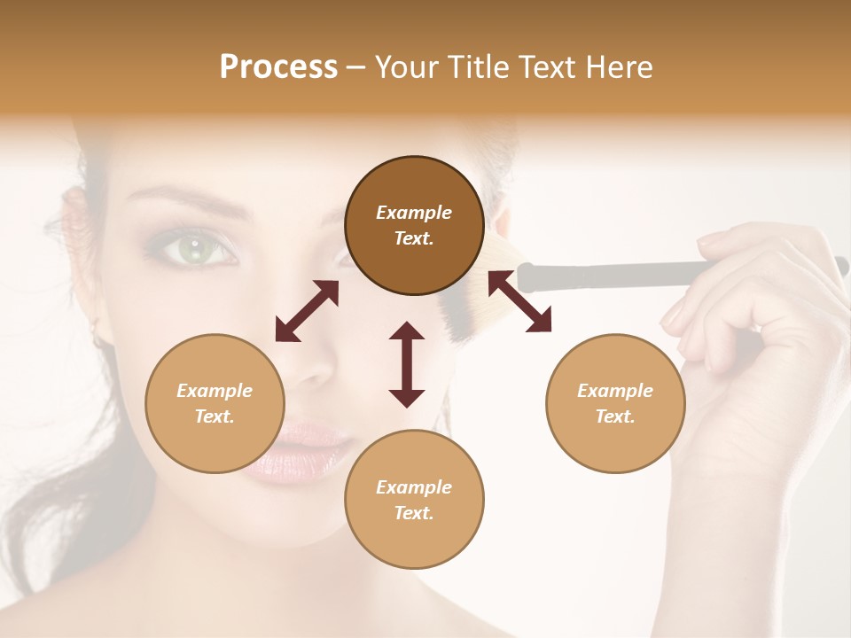 Girl Portrait Vogue PowerPoint Template