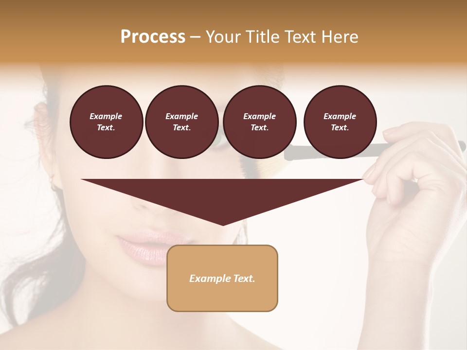 Girl Portrait Vogue PowerPoint Template