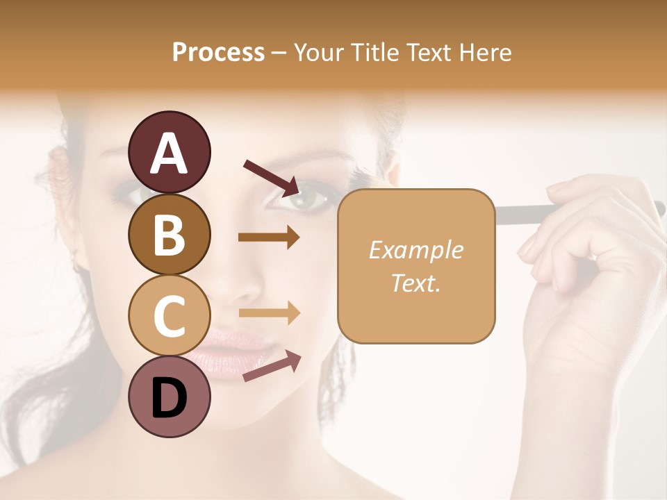 Girl Portrait Vogue PowerPoint Template