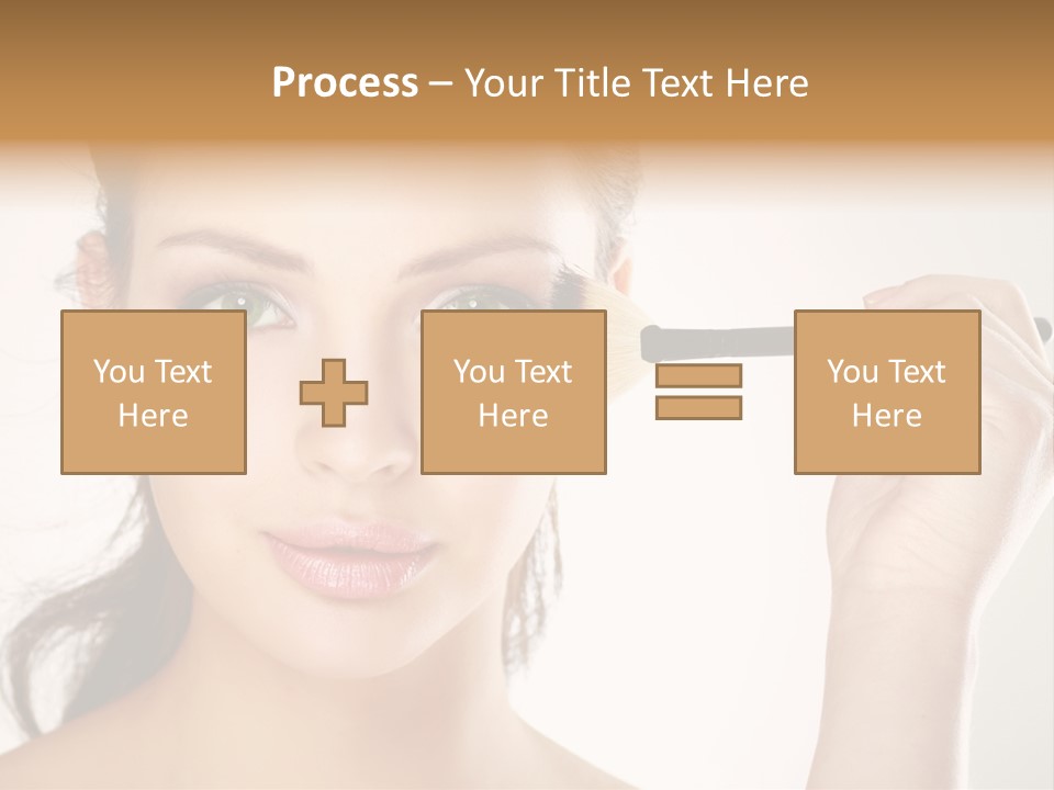 Girl Portrait Vogue PowerPoint Template