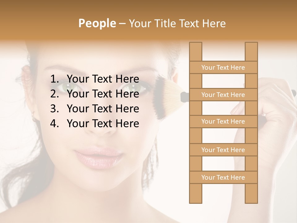 Girl Portrait Vogue PowerPoint Template