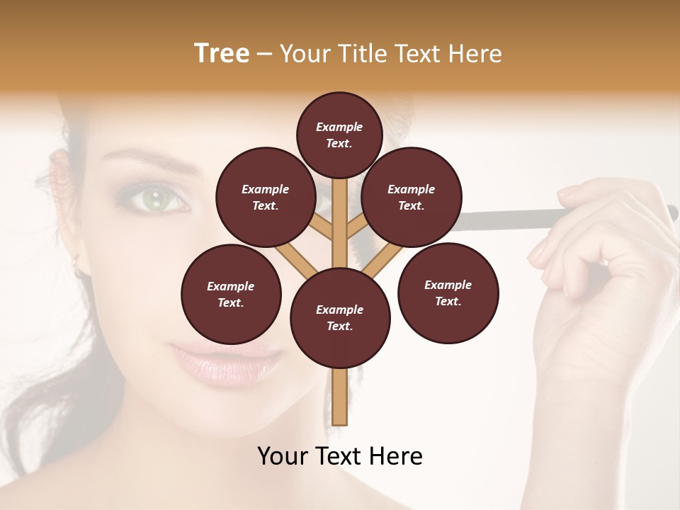 Girl Portrait Vogue PowerPoint Template