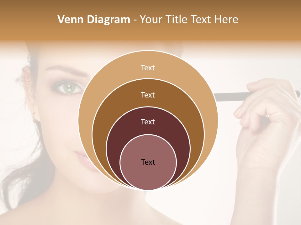 Girl Portrait Vogue PowerPoint Template