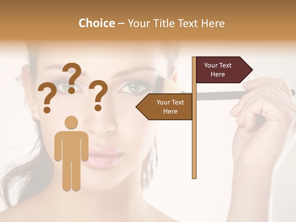 Girl Portrait Vogue PowerPoint Template