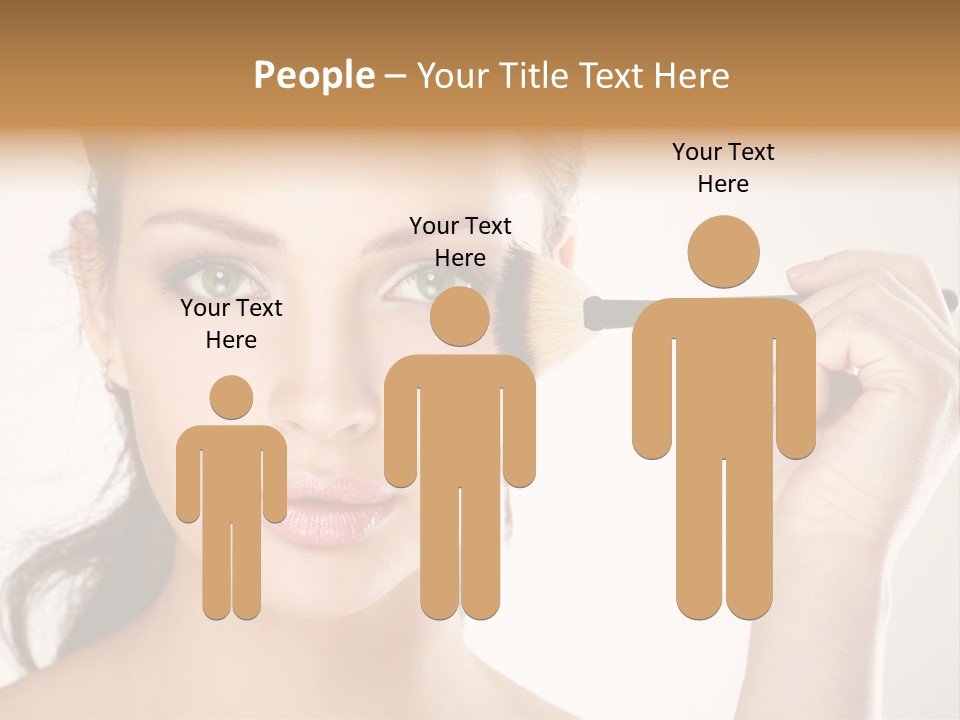 Girl Portrait Vogue PowerPoint Template