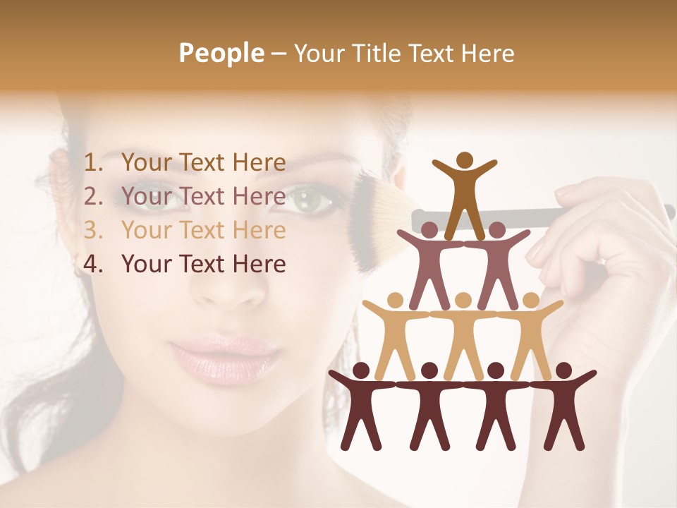 Girl Portrait Vogue PowerPoint Template