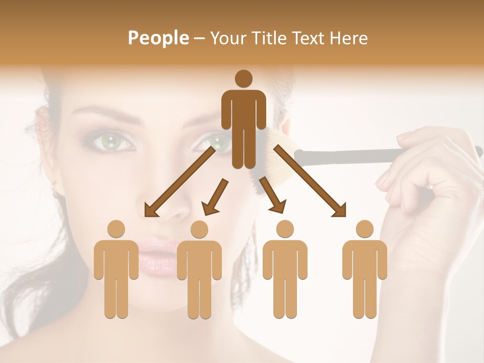 Girl Portrait Vogue PowerPoint Template