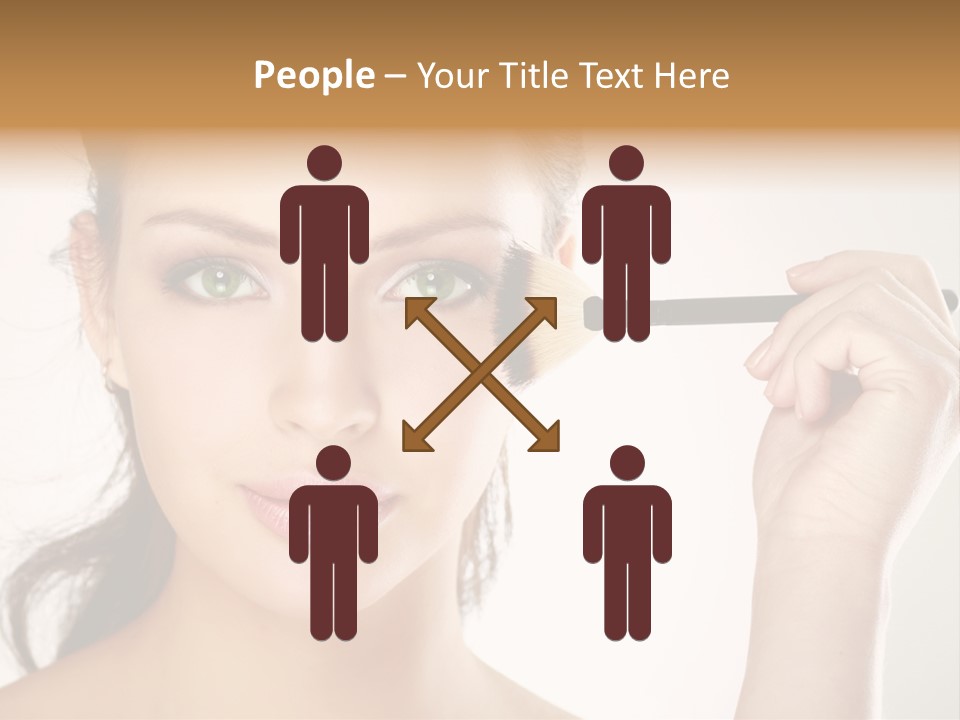 Girl Portrait Vogue PowerPoint Template