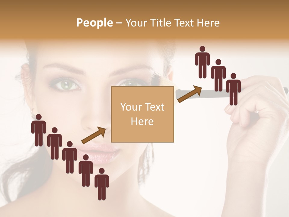 Girl Portrait Vogue PowerPoint Template