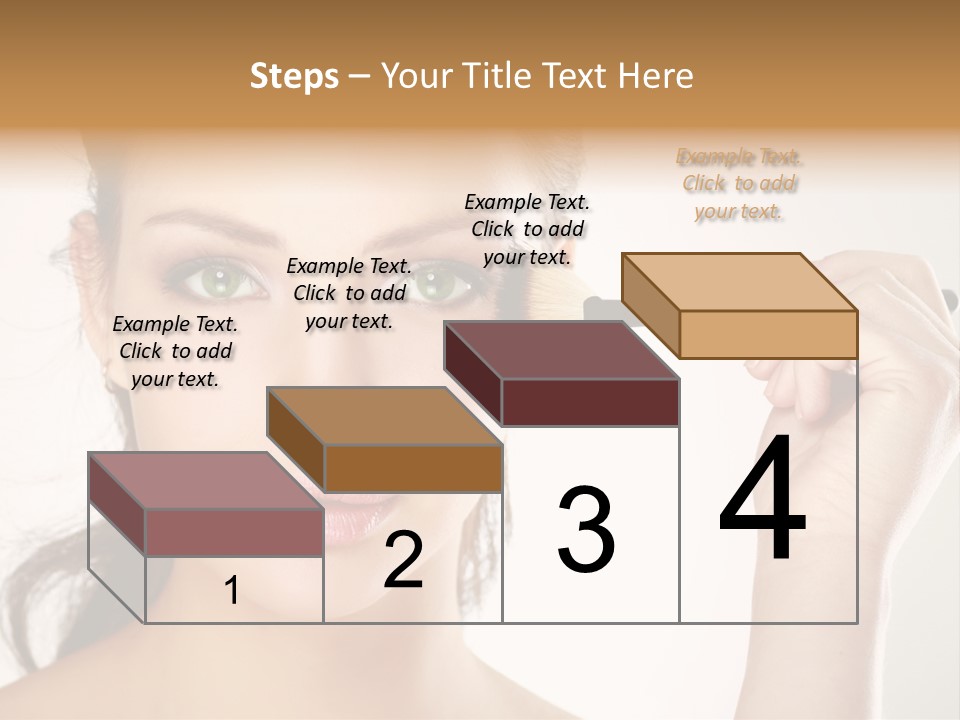 Girl Portrait Vogue PowerPoint Template