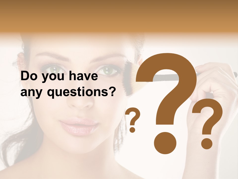 Girl Portrait Vogue PowerPoint Template