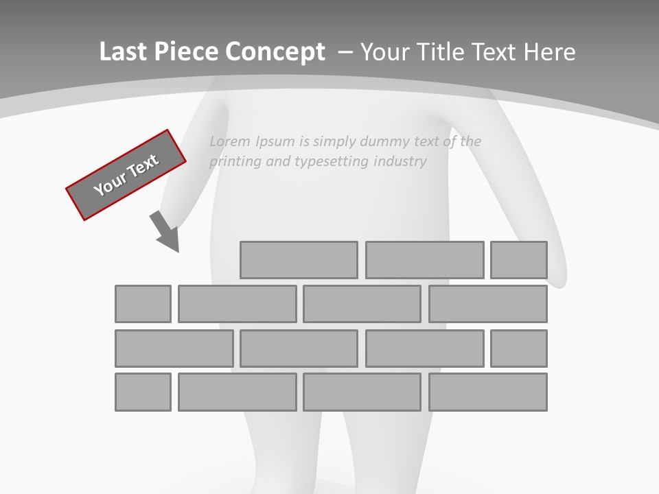 Waist Corpulent Healthy PowerPoint Template