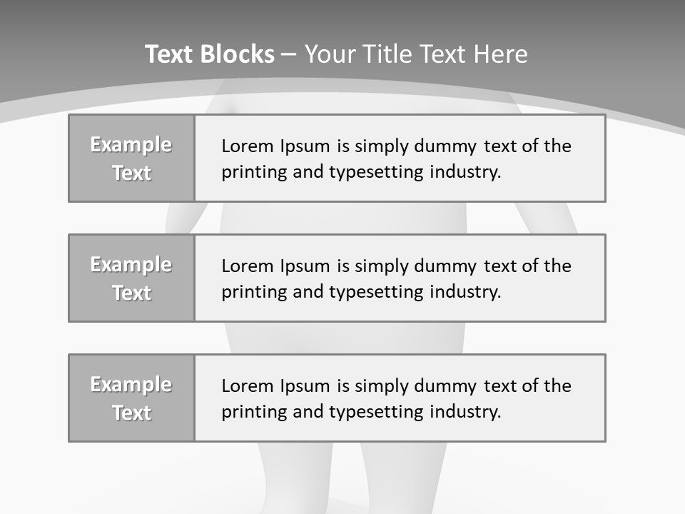 Waist Corpulent Healthy PowerPoint Template