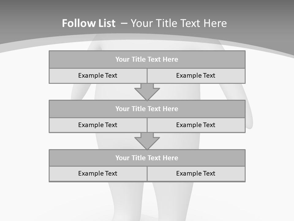 Waist Corpulent Healthy PowerPoint Template