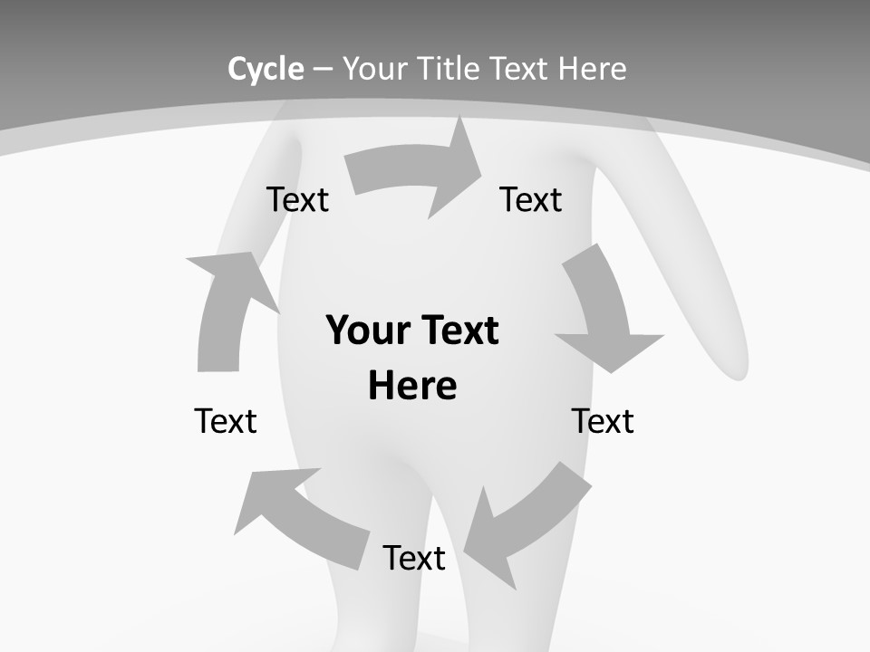 Waist Corpulent Healthy PowerPoint Template