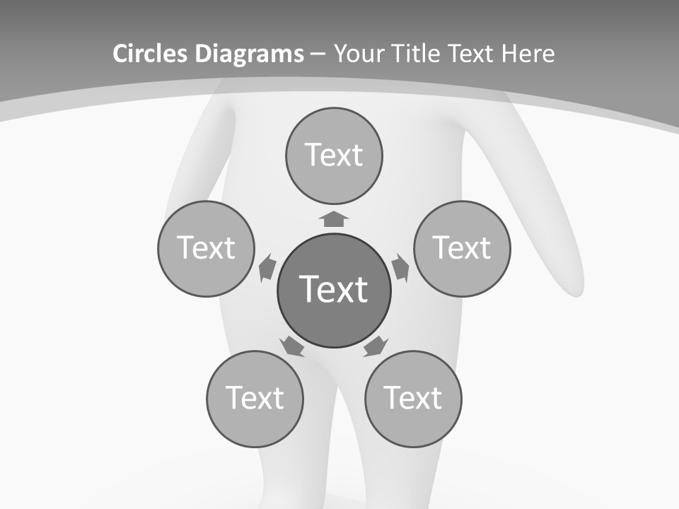 Waist Corpulent Healthy PowerPoint Template