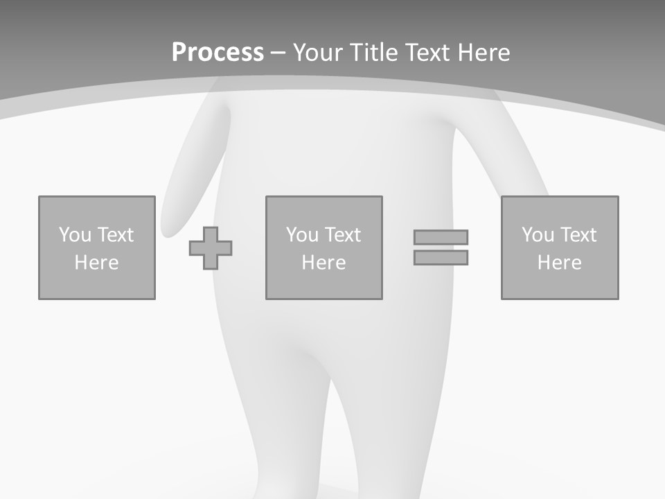Waist Corpulent Healthy PowerPoint Template