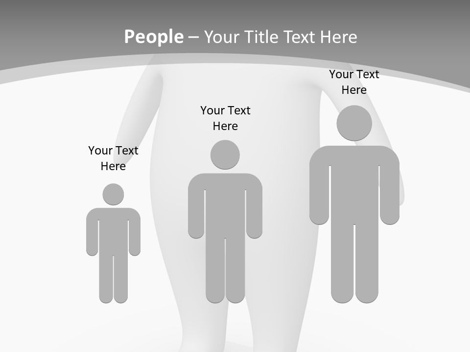 Waist Corpulent Healthy PowerPoint Template