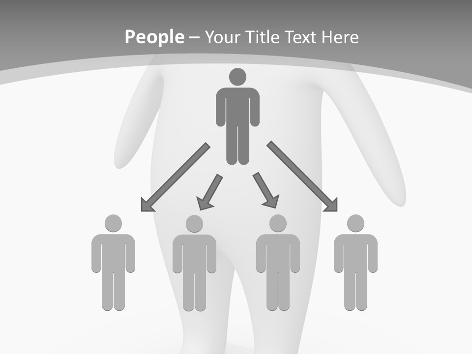 Waist Corpulent Healthy PowerPoint Template