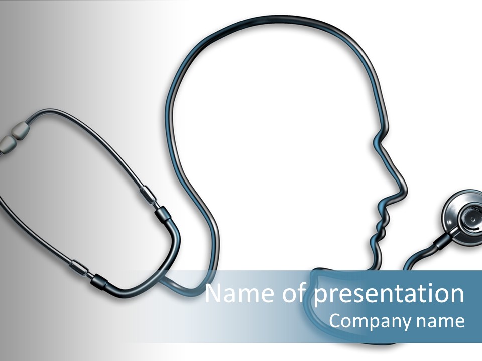 Depression Intelligence Doctor Instrument PowerPoint Template