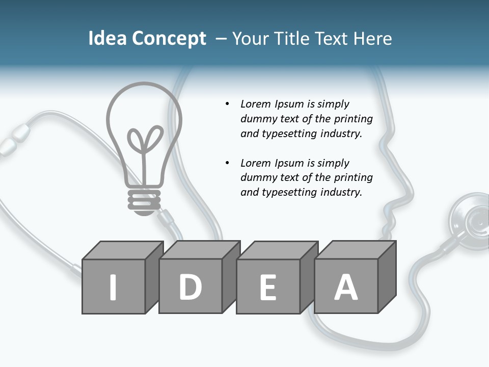 Depression Intelligence Doctor Instrument PowerPoint Template