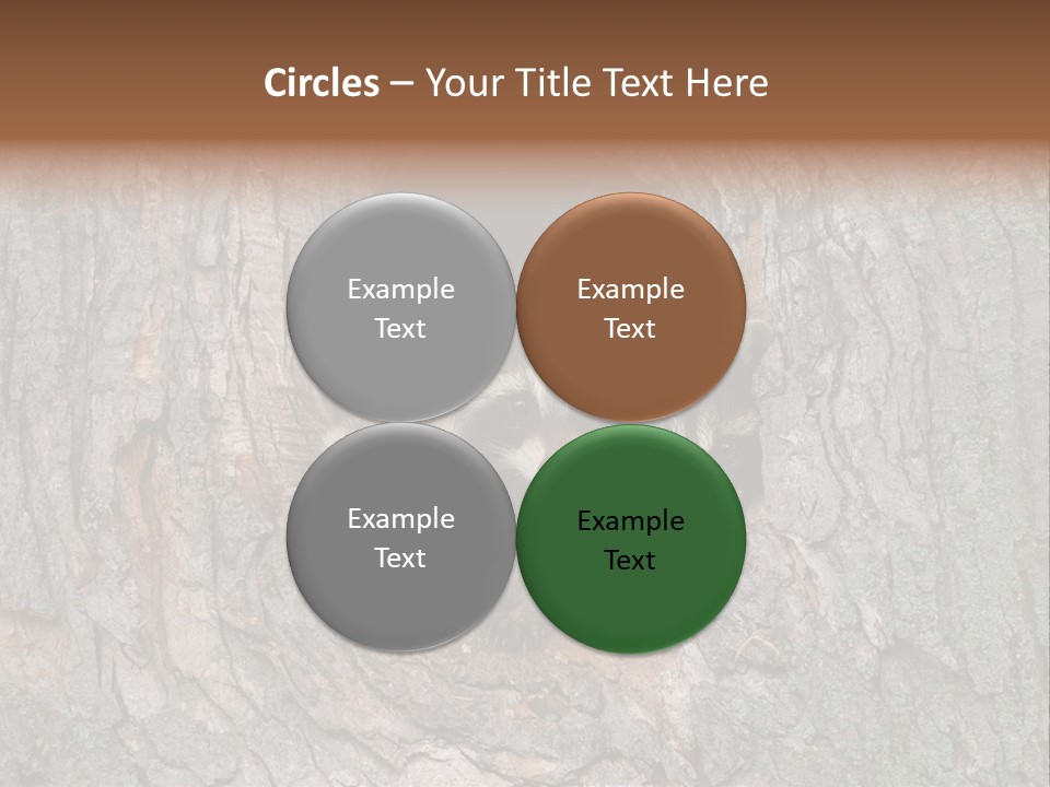 Predator Masked Hole PowerPoint Template