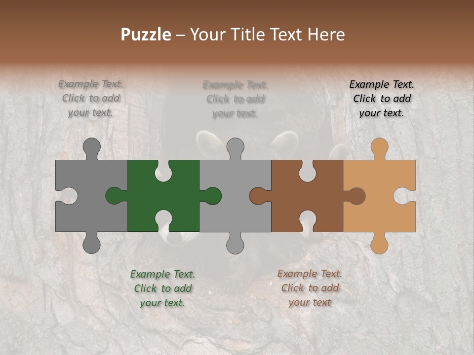 Predator Masked Hole PowerPoint Template