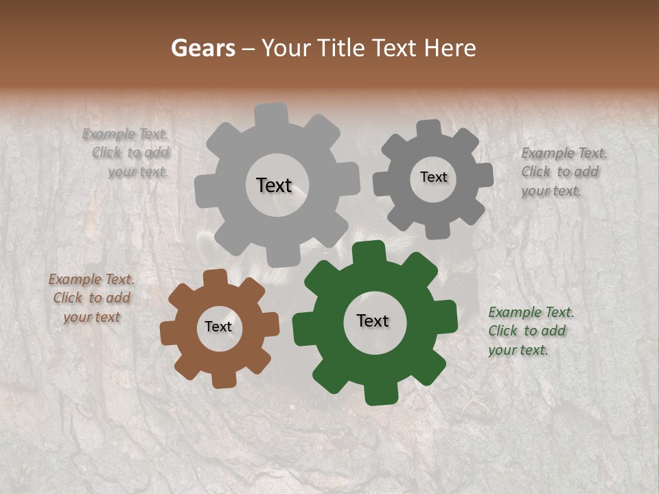 Predator Masked Hole PowerPoint Template