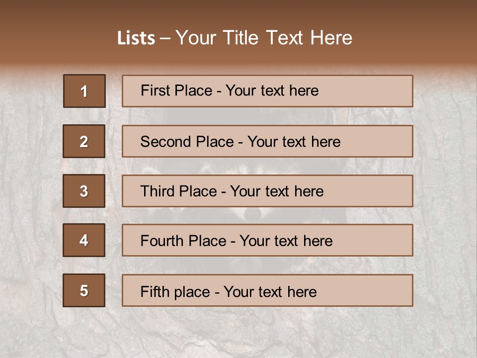 Predator Masked Hole PowerPoint Template