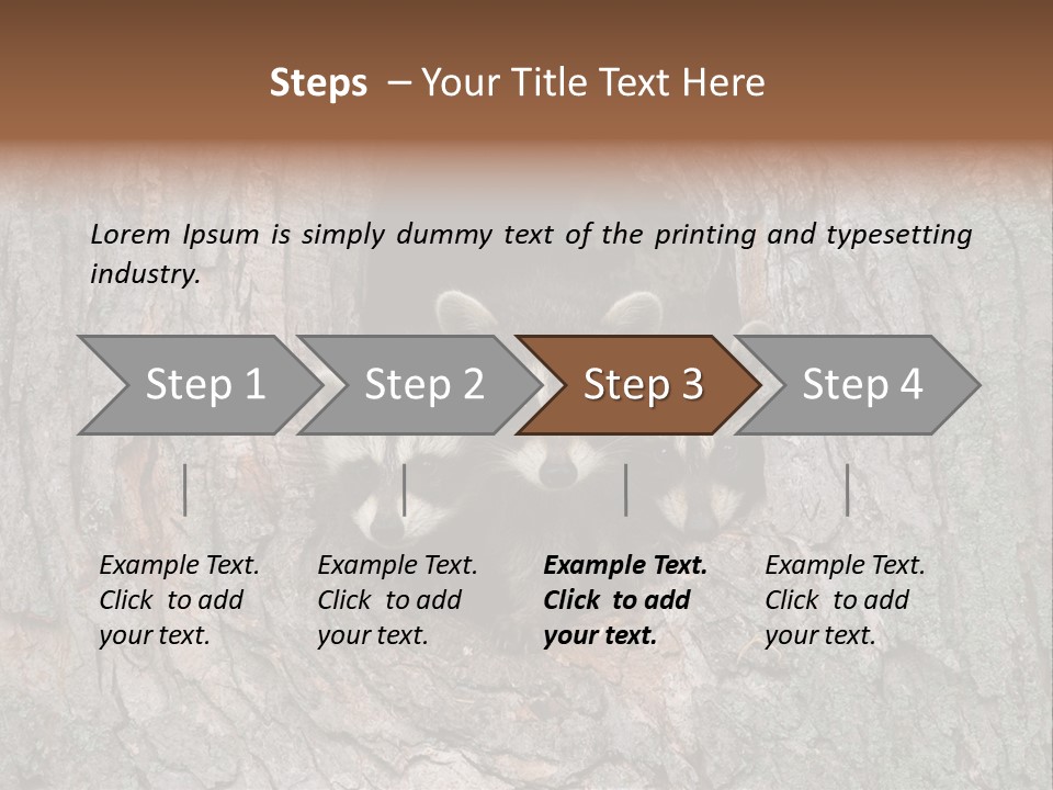 Predator Masked Hole PowerPoint Template