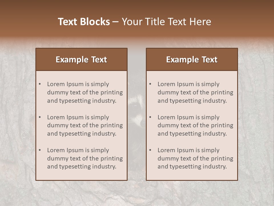 Predator Masked Hole PowerPoint Template