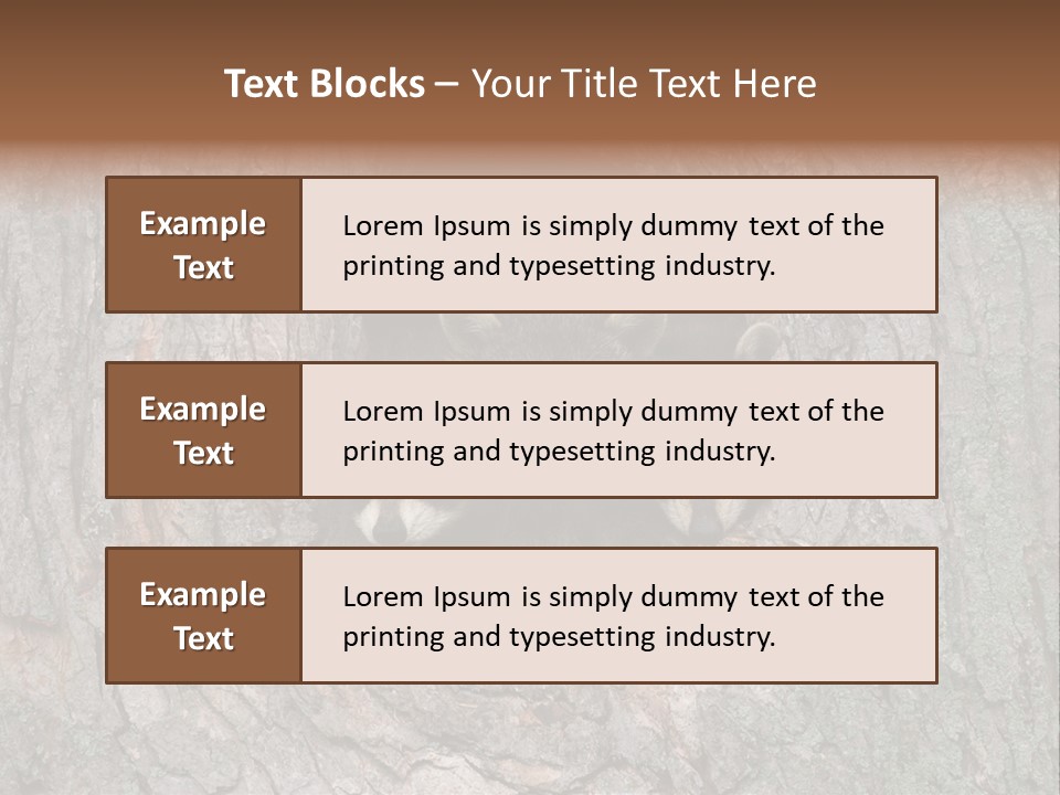 Predator Masked Hole PowerPoint Template