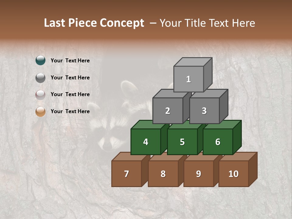 Predator Masked Hole PowerPoint Template