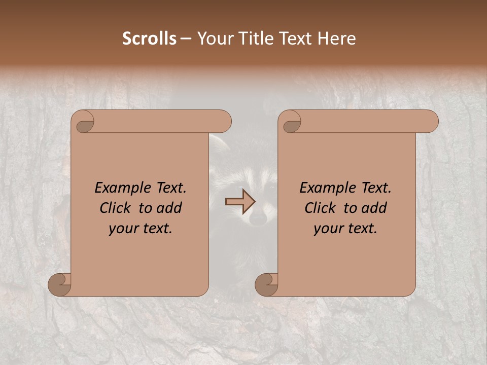 Predator Masked Hole PowerPoint Template
