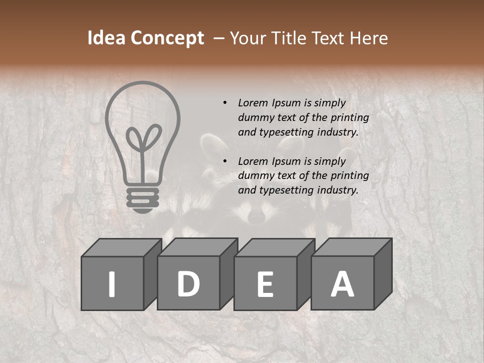 Predator Masked Hole PowerPoint Template