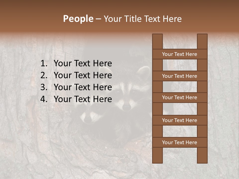 Predator Masked Hole PowerPoint Template