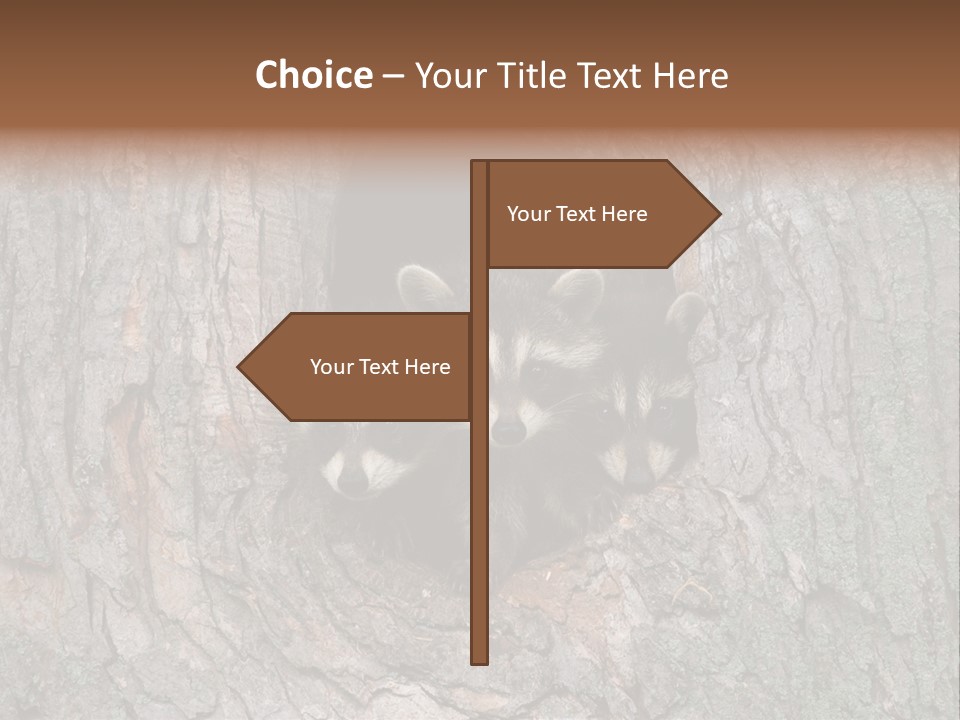 Predator Masked Hole PowerPoint Template