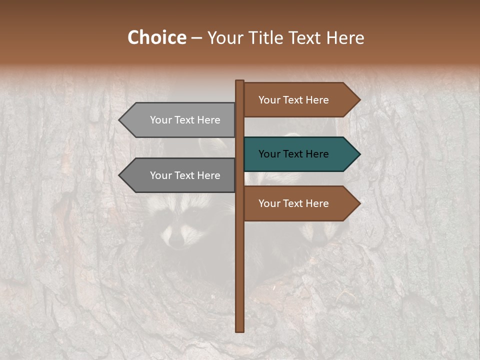 Predator Masked Hole PowerPoint Template