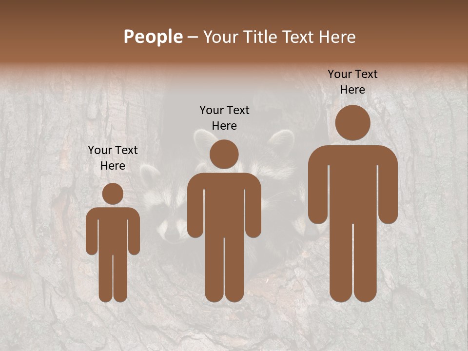 Predator Masked Hole PowerPoint Template