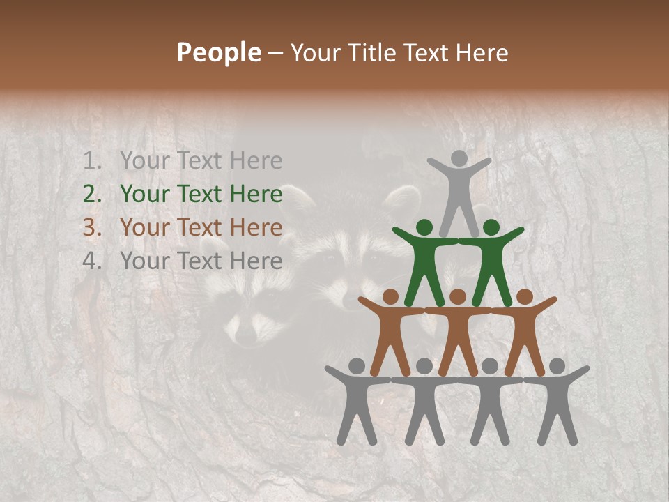 Predator Masked Hole PowerPoint Template